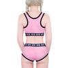 [LittleForBig] Unisex 2-Piece Bralette Set (Sissy Girls' Night Out) Cotton Camisole and Panties, Pink, Size M