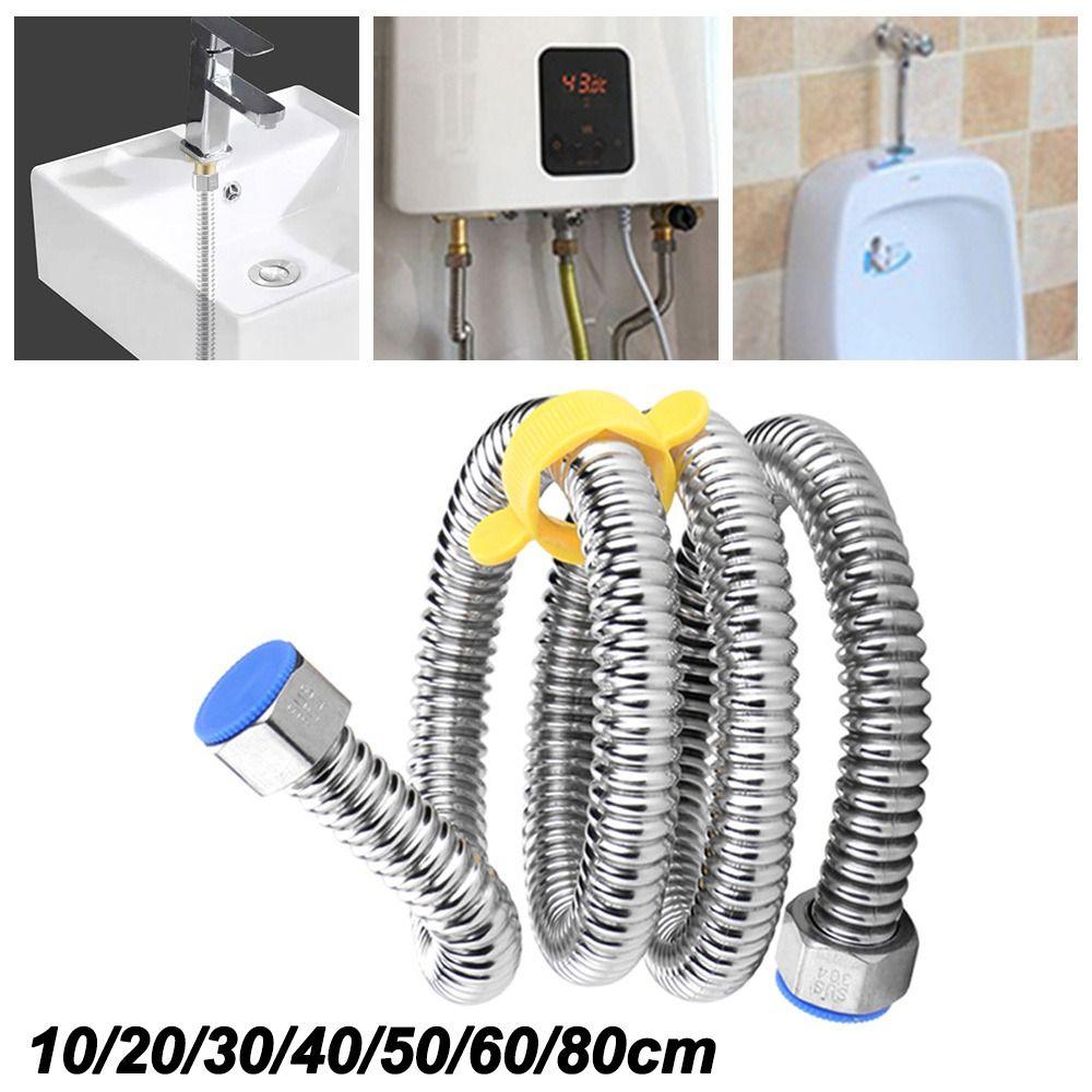 with Wrench Plumbing Hose Corrugated Faucet Connector Hose  Bathroom Heater