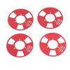   Reel to Reel Cassette Retro Blank Metal Reel Cassette Tape with 4 Reels 2 Wheel for Music Recording
