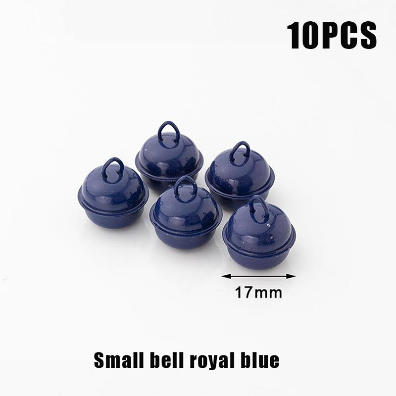 10 szt. 22 mm Kolorowe Malowane Dzwonki Jingle Metalowe Okrągłe Mini Dzwoneczki Ozdoby Dekoracje Wisiorki na Boże Narodzenie Rękodzieło DIY