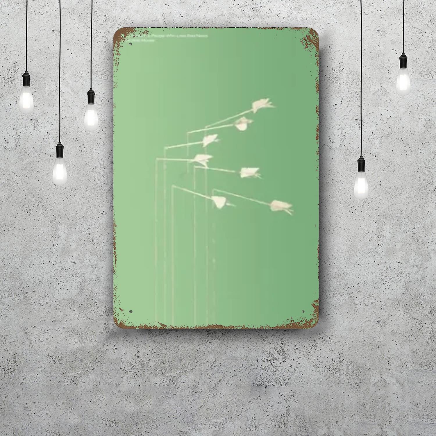 

Modest Mouse Vintage Tin Sign Home Decor Wall Decor Art Wall Mural Room Decoration Decor Retro Metal Sign Plate Bar Posters 20x30cm（7.8x11.8inch）