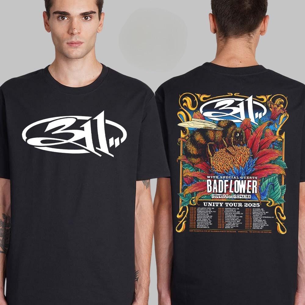 311 Band The Unity Tour 2026 Tour Dates Celebrating New Album Full Bloom T-shirt S