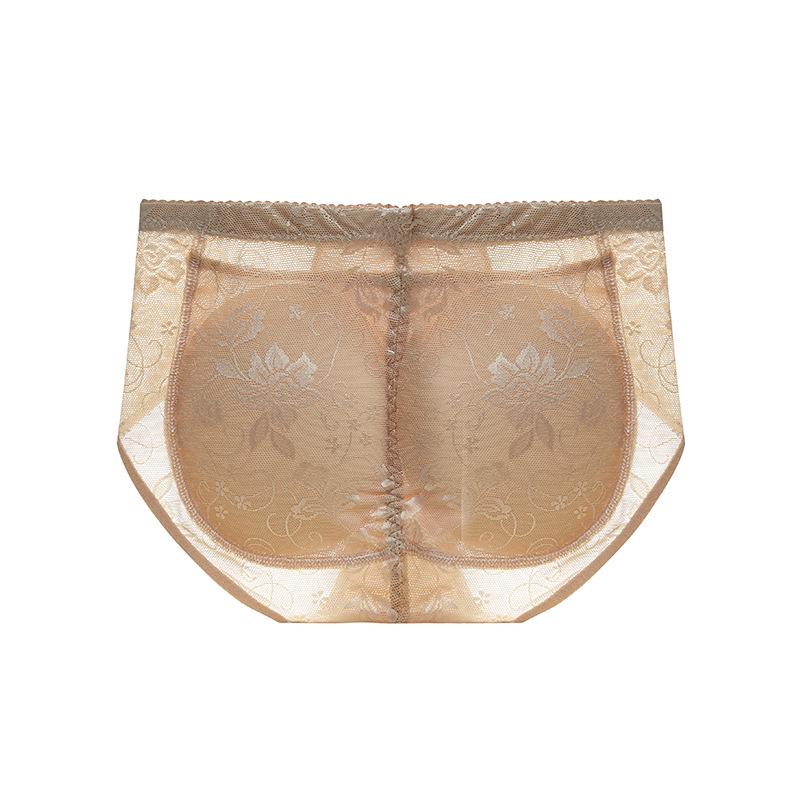 Women's Mid-Waist Hip-Lifting Shaping Pants with Sponge Padding