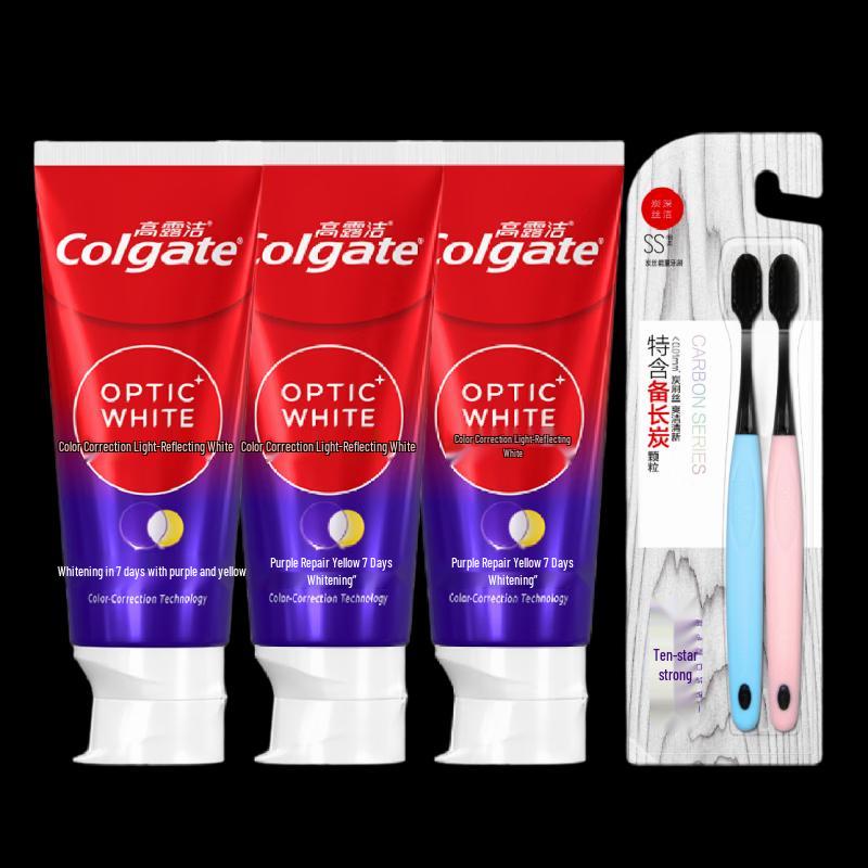 Набор: Зубная паста Colgate Optic White и зубная щетка Suke
