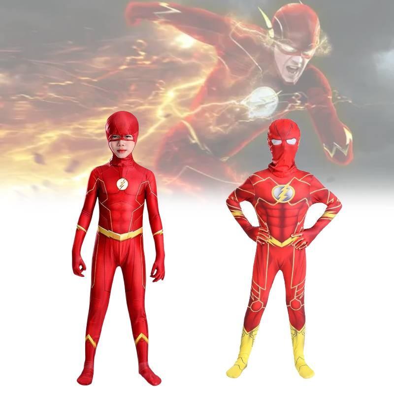 Cosplay The Flash Silk Full Body Suit Roleplay Stage Shows Characters Special