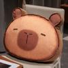 Cartoon Toast Capybara Cat Plush Toys Lovely Animal Pillow Sleeping Cushion Stuffed Soft Sofa Back Pillow Birthday Gifts