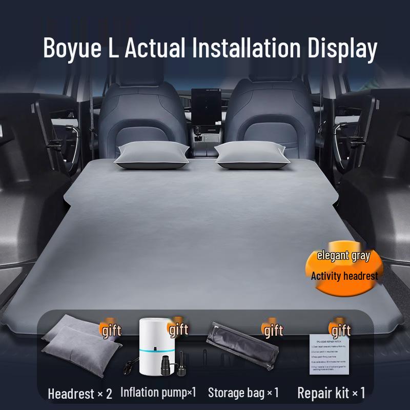 Autobettmatratze für Geely Boyue L: Aufblasbare Schlafmatte für den Rücksitz