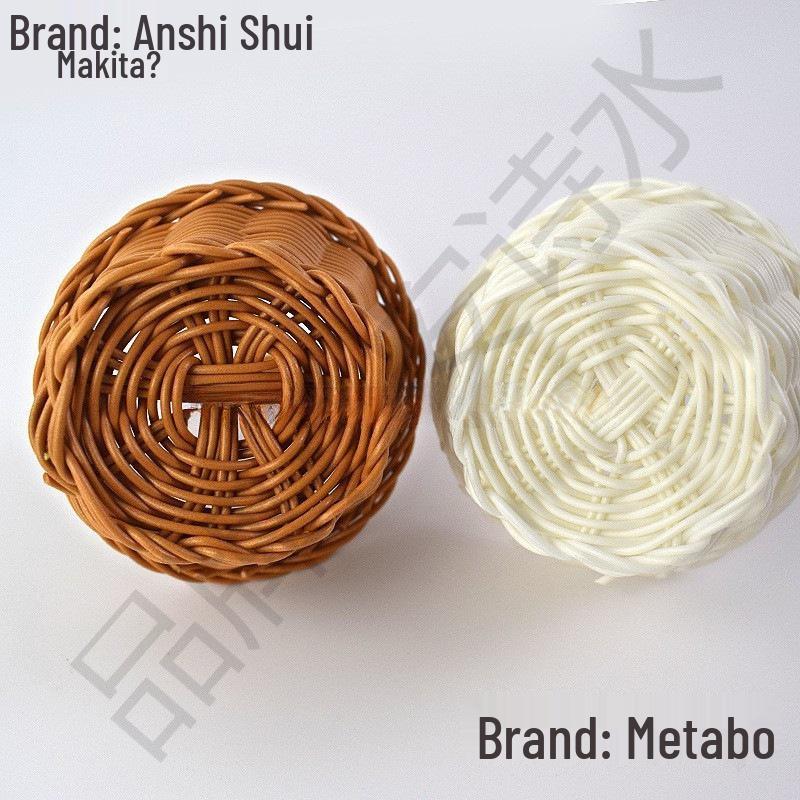 Handmade Mini Imitation Rattan Wall Basket for Flowers and Decor