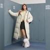 UNIFREE Long Loose Fit 90% White Duck Down Jacket