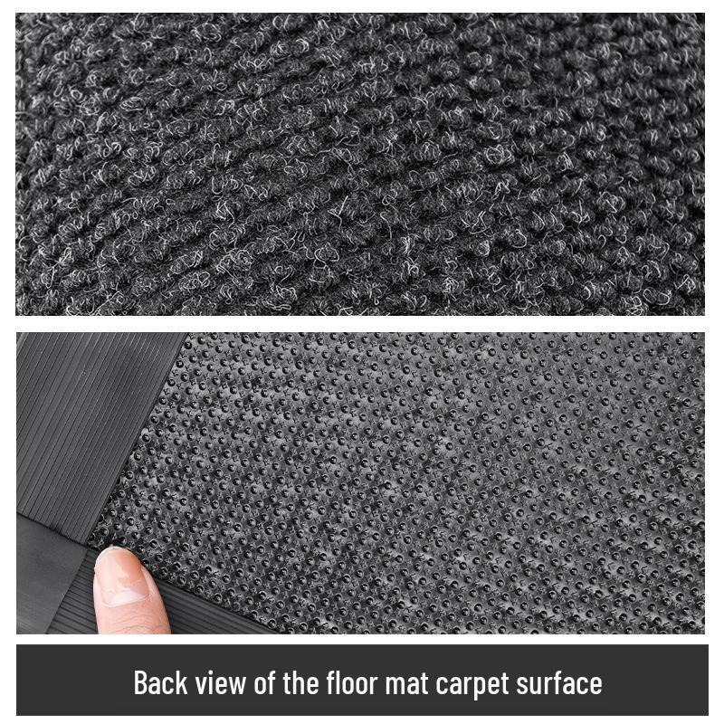 Gray Anti-Slip Commercial Entrance Mat: Wear-Resistant, Thickened Welcome Mat for Entry Doors