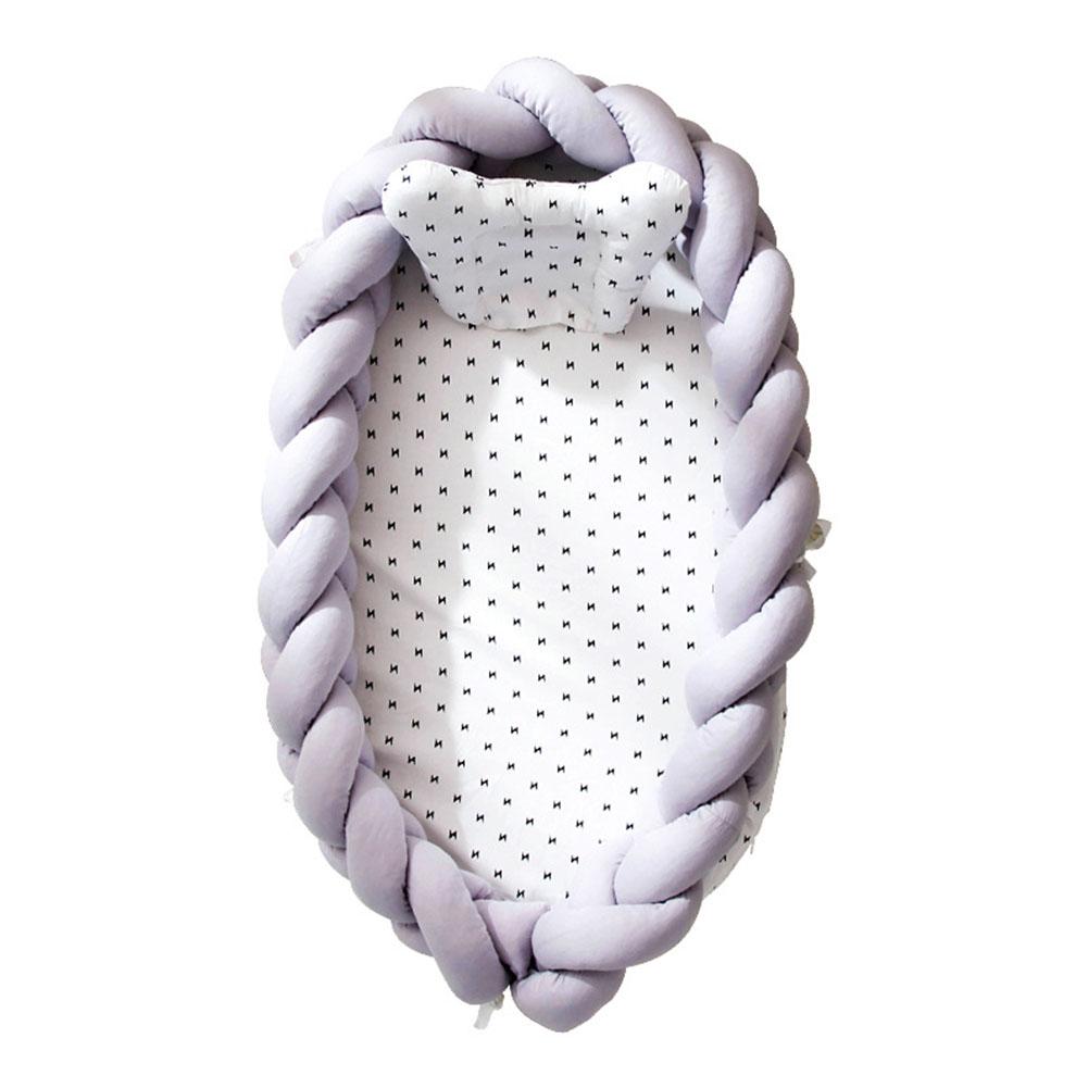 Folding Cotton Weaving Removable Sleeping Bed for Infants