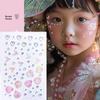 Iridescent Aurora Butterfly Eye & Nail Decals: Translucent Face and Decoration Stickers