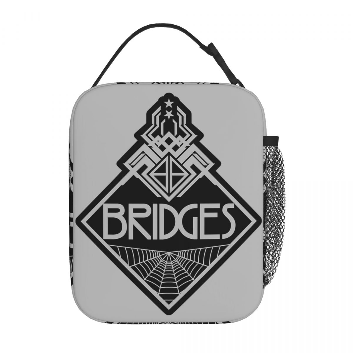 BRIDGES Expedition Logo Insulated Lunch Bag Large Death Stranding Lunch Container Thermal Bag Lunch Box Tote Work Travel One Size