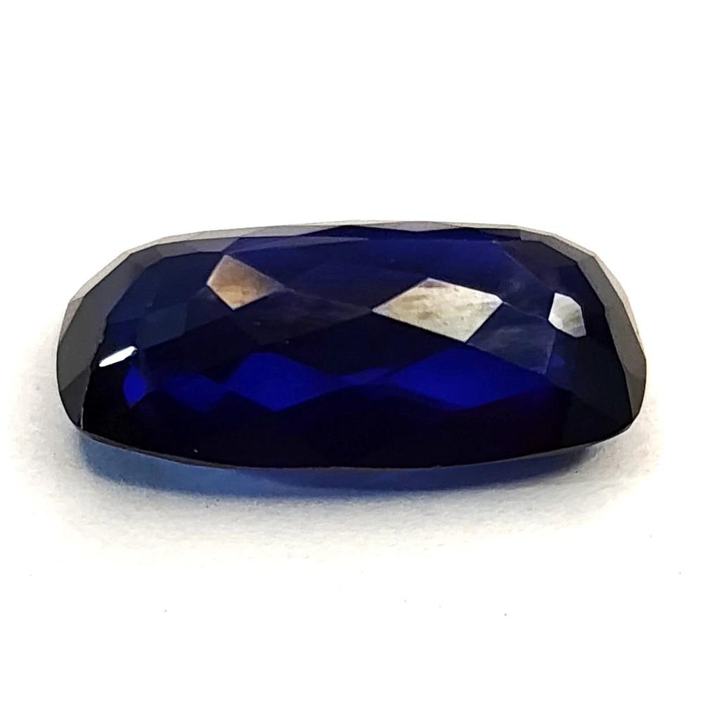 Beautiful Blue Tanzanite Natural Cushion Cut 21-23 Ct Certified Loose Gemstone