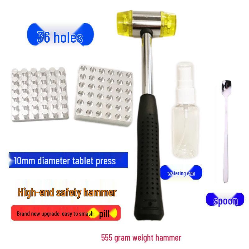 Ręczna prasa do tabletek do medycyny chińskiej i zachodniej, forma na proszek Sanqi, 10 mm