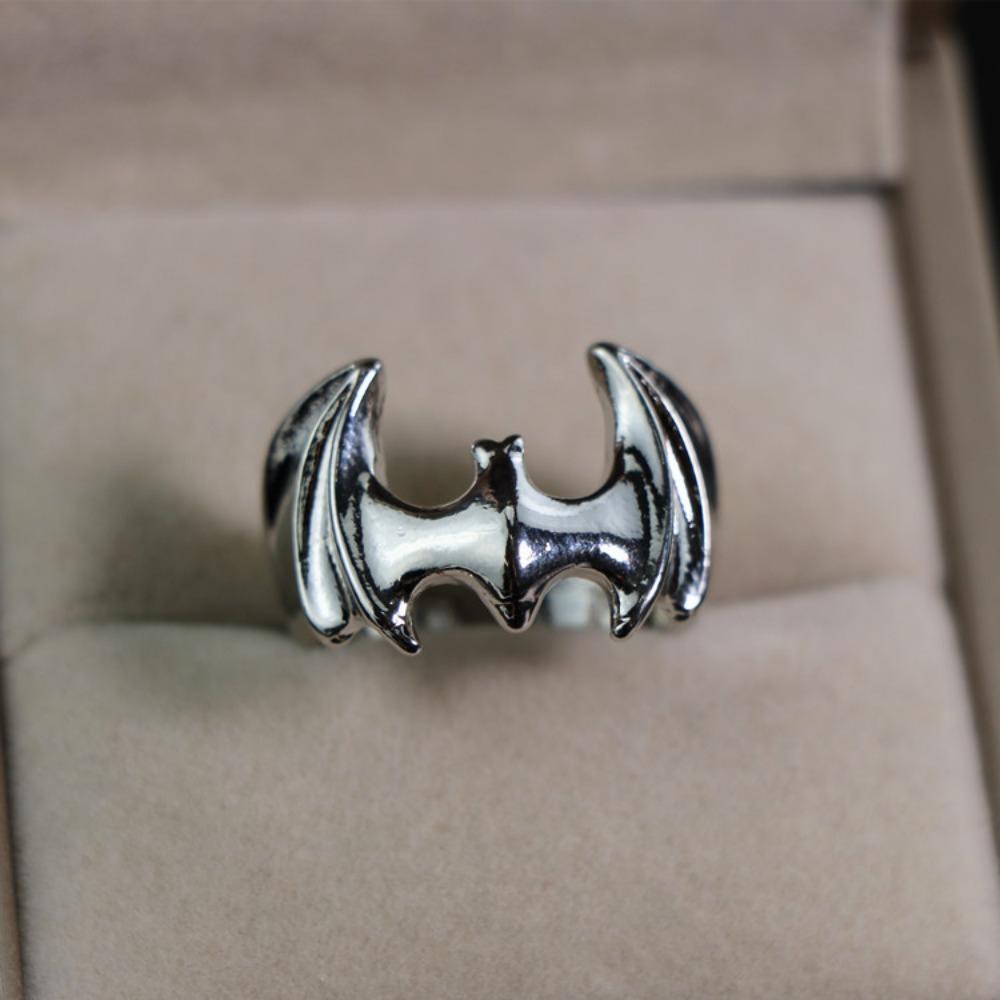 European and American Men's Trendy Metal Ring, Retro Style Cool and Handsome Design Totem Geometric Men's Ring
