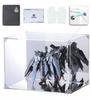 COOLTAKU Figure UV Pedestal Back Magnetic Magnet Front Collection More Assembled Acrylic Display Stain Cleaning Cloth Included 35 X Depth 25 X Height