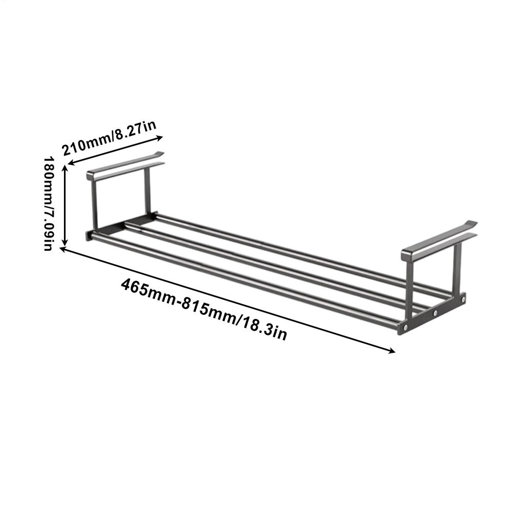 Органайзер для обуви Регулируемый Расширяемый Органайзер для обуви Регулируемая полка для хранения под шкафом Расширяемый для дома