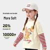 Kids' Cartoon Striped Long-Sleeve T-Shirt