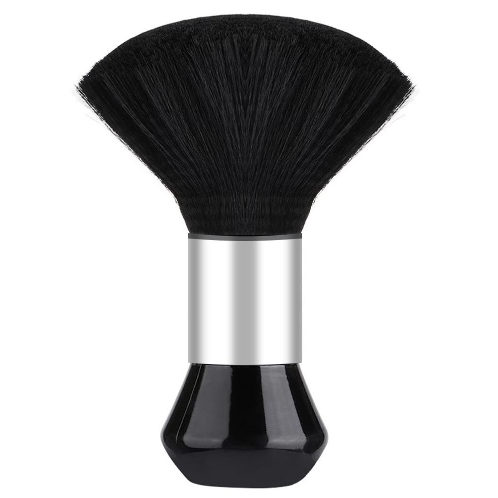 Hair Cut Brush Tools Barber Accessories Black Hairdressing Sweeping Neck Hair Cleaning Duster Hair Cutting Brush For Barbershop