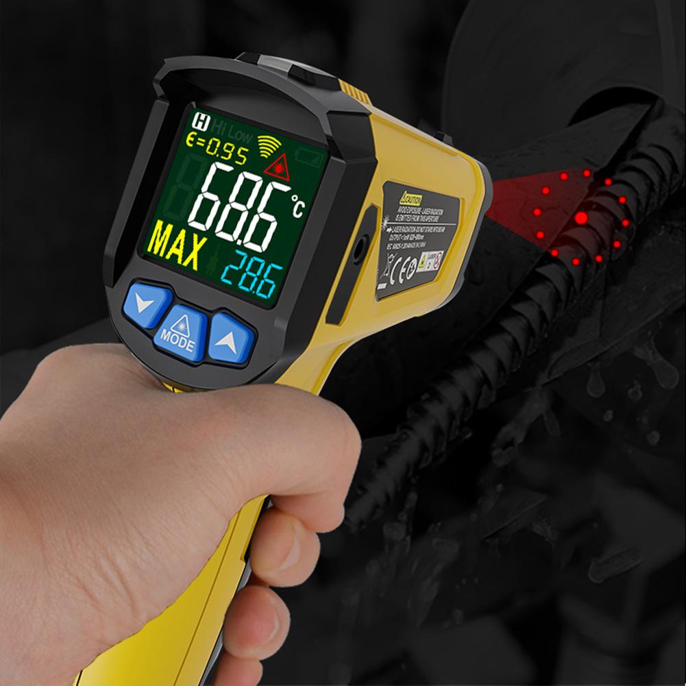 Infrared Thermometer Laser Temperature Sensor  LCD Screen Meter Pyrometer Digital Thermometer Household