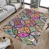 1PC Mandala Patterns Extra Large Non Slip Floor Carpet, Office, Family, Bedroom, Studio Large Area Rug Indoor Rugs, Vibrant Colors