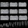 120 Seamless Transparent Ultra-Thin Long Oval, Ballet, Stiletto, and Rectangular Nail Tips
