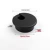 Round Desktop Cable Organizer & Decoration Ring – Cable Hole Cover & Wiring Outlet Seal