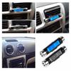2 In 1 LED Car Clock Digital Display Backlight Car Air Vent Mount Time Clock Thermometer Auto Ornament Car Accessories Gifts