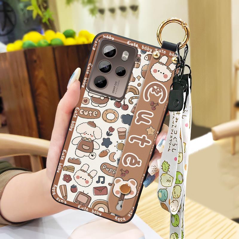 Waterproof Silicone Phone Case For HTC U23 Pro/U23 Anti-dust Wristband Phone Holder Shockproof Dirt-resistant Kickstand