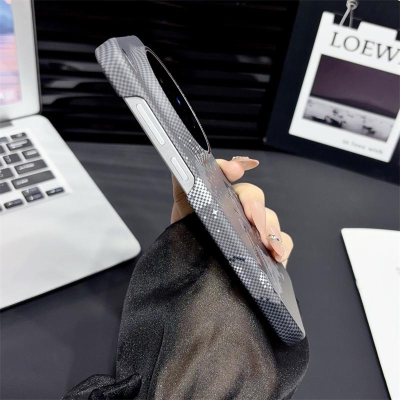 Ultra Thin Matte Half Pack Carbon Fibre Originality Fashion Magnetic For Magsafe Case For Vivo X300S X300Ultra X300Pro PC Cover