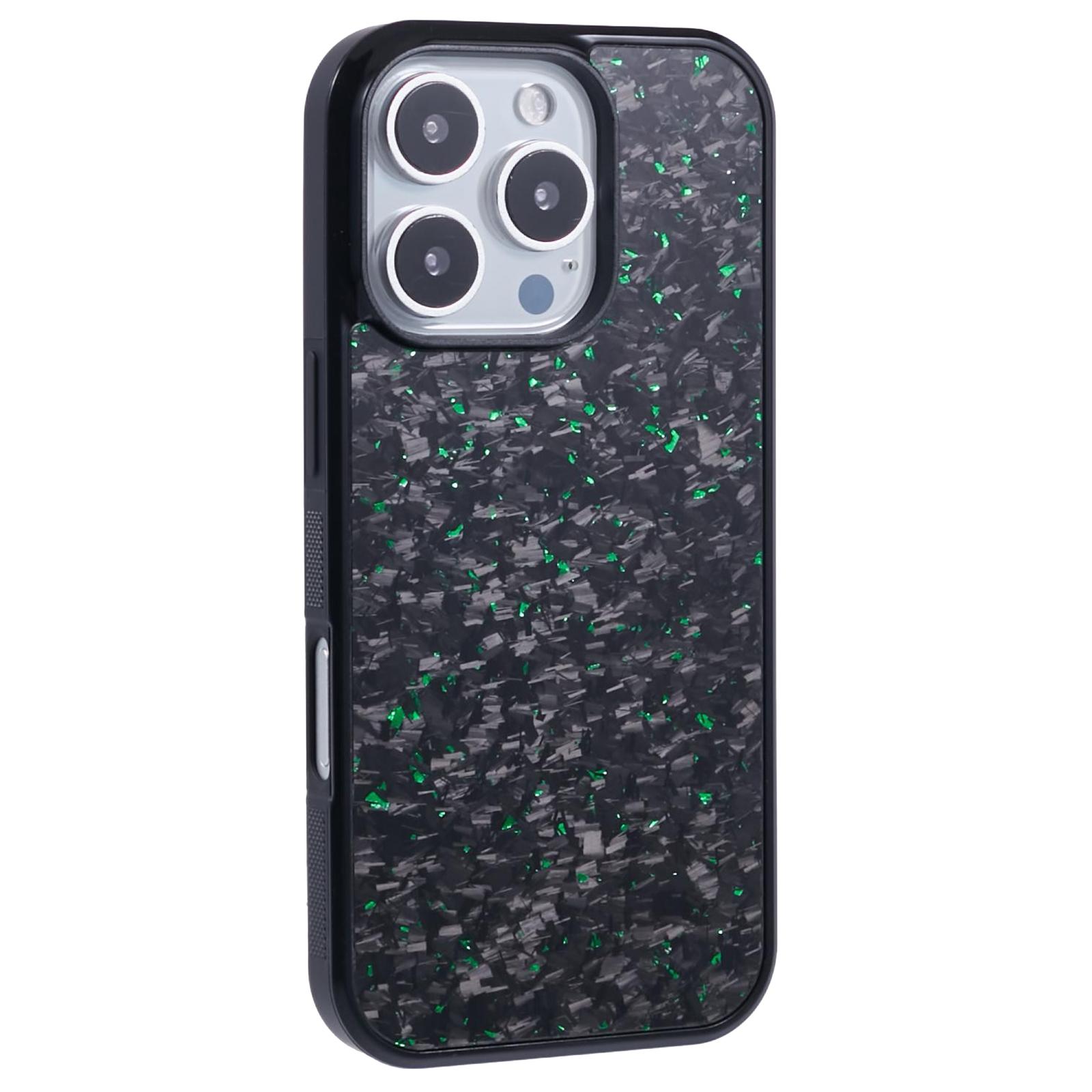 

Для iPhone 16 Pro Max Магнітний чохол Кована текстура Арамідне волокно+ТПУ Протиковзкий чохол для телефону B