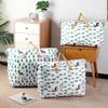 Large Capacity Zipper Storage Bag with Carry Handles, Waterproof Organizer for Quilts, Clothes and Moving