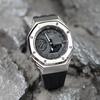 CASIO Custom Collection GA 2100 1A1 Electronic Movement Rubber Strap Watch Unisex Black Dial GA-2100-1A1(Watch4--)