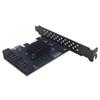 PCIE 1X/4X SATA3.0 Controller Card 6 Port 6Gbps PCIE SATA3.0 Expansion Card PCIE to SATA3.0 Controller PCIE GEN3 RTL9100VB Chip