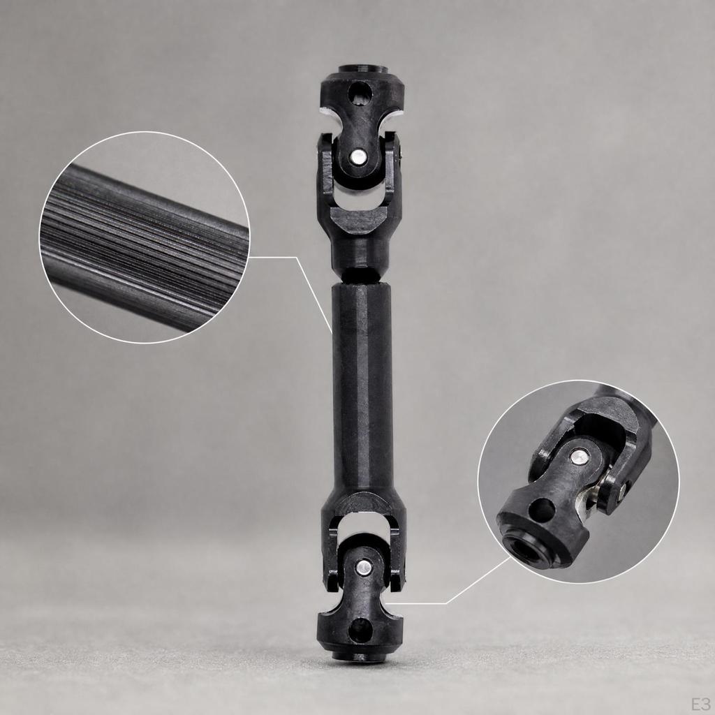 Metal RC Crawler Driveshaft Drive Shaft High Strength for Drivetrain Repairs, Trail Rigs