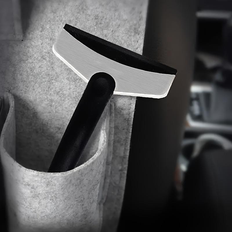 1PC Stainless steel snow shovel for automobiles, winter ice scraping tool that does not damage glass snow brush