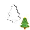 6pcs Christmas Cookie Cutter, Cookie Cutter Shapes, with Gingerbread for Man, Christmas Tree, Snowflake, Candy Cane For Festival