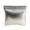 New Automatic Closing Mini Cosmetic Bag Solid Color Portable Lipstick Bags Soft Pu Leather Travel Storage Bag