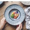 Ceramic Dinner Plate Restaurant Thick Soup Pasta Dessert Dish Snack Plates Sushi Specialty Tableware
