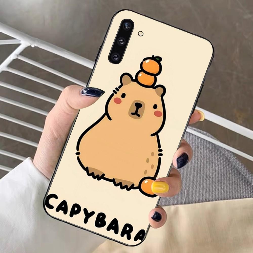Cartoon Capybara Phone Case For Samsung Note 8 9 10 20 Pro Plus Lite M 10 11 20 30 21 31 51 A 21 22 42 02 03