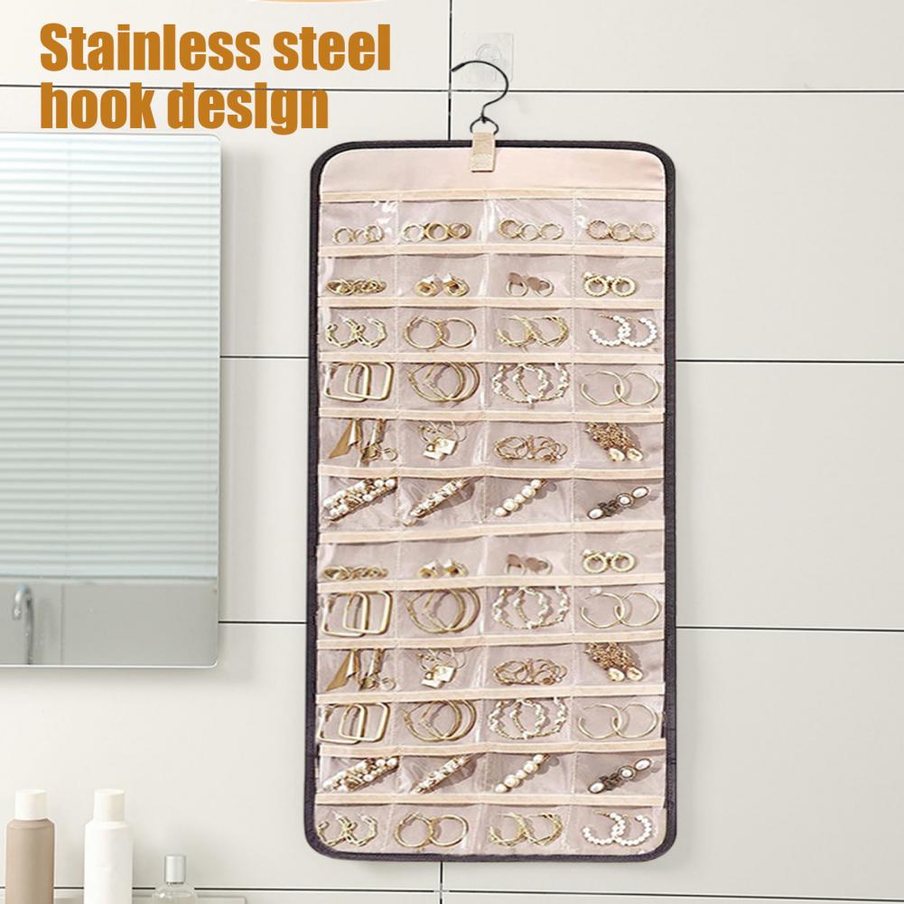 Jewelry Organizer Rack Large Capacity Anti-tangle Earrings Rings Hanger Jewelry Display Rack Multi-layer Hanging Jewelry Holder