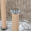 Anti-Spill Avian Food Holder No-Mess Design Avian Perch with Food Bowls Hanging Parrot Feeder Easy to Clean Enclosure Feeding