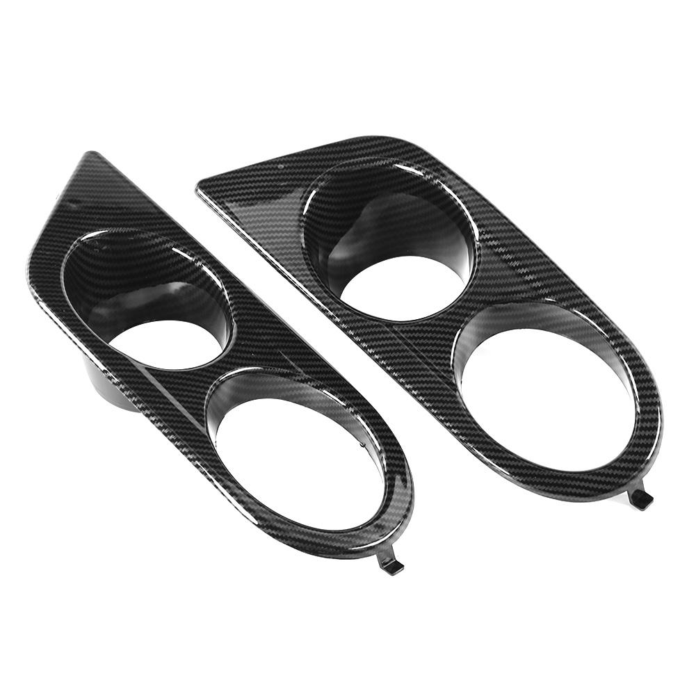 2 stuks Voorbumper Mistlichtafdekking Dubbele Gaten Auto Accessoire Geschikt voor E46 M3 2001‑2006