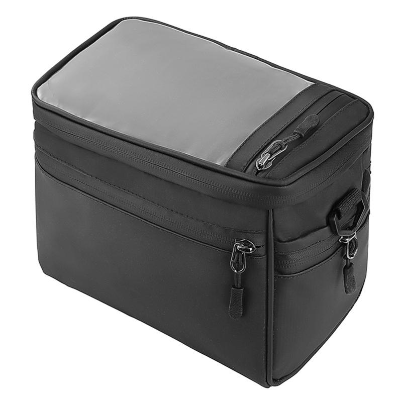 

Сумка на руль велосипеда с сенсорным экраном, сотовый телефон, навигация, сумка из ПВХ для универсального мотоцикла, скутера, электронного велосипеда