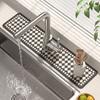 Water-absorbing Mat for Faucets, Kitchen Sinks, Washbasins, Drain Mats, Splash-proof Mats for Bathroom Countertops