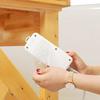 10Pcs No Punching Strong Adhesive Traceless Storage Rack Buckle Wall Mounted Tissue Box Storage Rack Non Marking Adhesive Patch