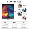 Tree of Life Digital-printed Polyester Bedroom Velvet Flannel Soft Sofa Cover Blanket Fleece Soft Sofa Cover Blankets for Beds