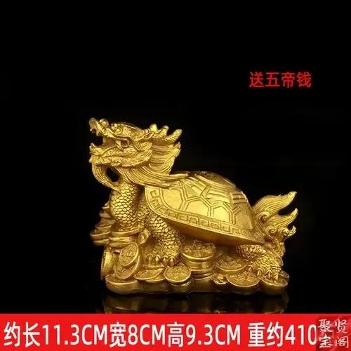 1 PC Brass Zhao Gongming ornaments living room Household Sacrifice office shop Desktop decoration Housewarming gift feng shui