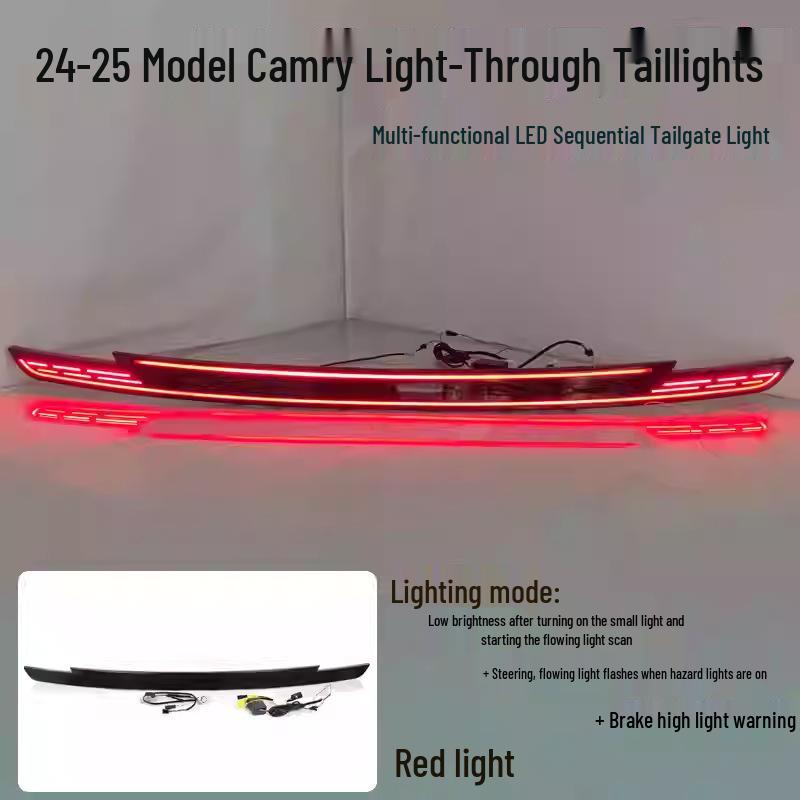 9th Gen Toyota Camry (23-25) LED Thru-Type Taillights: Brake & Trunk Light Mod